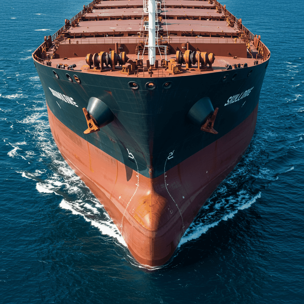 Foto kapal tunda dan tongkang mengangkut mineral di perairan Indonesia